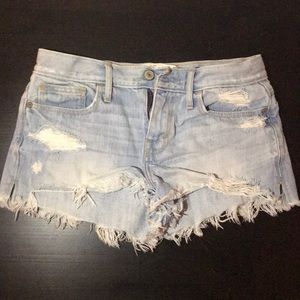 jean shorts from Abercrombie and Fitch